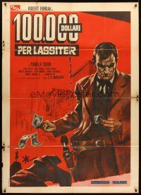1t146 DOLLARS FOR A FAST GUN Italian 1p '66 La Muerte cumple condena, cool spaghetti western art!