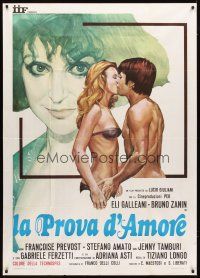 1t176 LA PROVA D'AMORE Italian 1p '74 close up art of mostly naked sexy lovers!