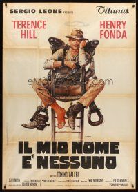 1t197 MY NAME IS NOBODY Italian 1p '74 Il Mio nome e Nessuno, art of Terence Hill by Casaro!