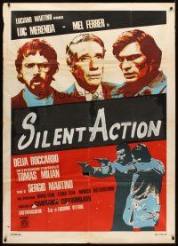 1t228 SILENT ACTION Italian 1p '75 Luc Merenda, Mel Ferrer, Tomas Milan, directed by Sergio Martino