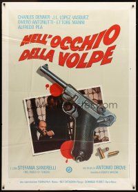 1t240 TRUTH ON THE SAVOLTA AFFAIR Italian 1p '80 cool art of gun, blood & bullets by Luca Crovato!