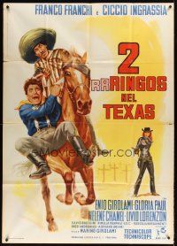 1t244 TWO R-R-RINGOS FROM TEXAS Italian 1p '67 Due rrringos nel Texas, wacky spaghetti western!