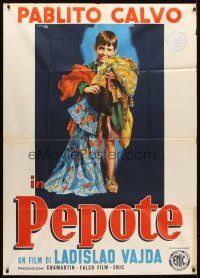 1t245 UNCLE HYACINTH Italian 1p '56 Ladislao Vajda's Pepote, art of Pablito Calvo by Ciriello!