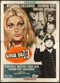 1t112 TWELVE CHAIRS Italian 2p '69 art of Sharon Tate, Orson Welles, the original version!