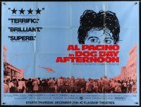 1t050 DOG DAY AFTERNOON subway poster '75 Al Pacino, Sidney Lumet bank robbery crime classic!
