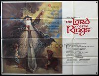 1t061 LORD OF THE RINGS subway poster '78 J.R.R. Tolkien classic, Bakshi, Tom Jung fantasy art!