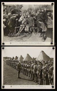 1w863 FIGHTING 69th 2 CanUS 8x10 stills R48 James Cagney, Pat O'Brien & George Brent in formation!