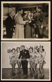 1w890 IDIOT'S DELIGHT 2 8x10 stills '39 Norma Shearer, Clark Gable & sexy chorus girls!