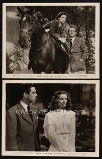 1w897 KEEPER OF THE FLAME 2 8x10 stills '42 Spencer Tracy & Katharine Hepburn on horseback!