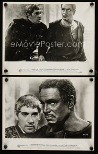 1w931 OTHELLO 2 8x10 stills '66 the greatest actor of our time Laurence Olivier, Shakespeare!