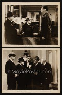 1w935 PARDON MY PAST 2 8x10 stills '45 cool image of Fred MacMurray & guys arguing!