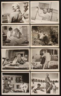 1w309 RUNNING MAN 9 8x10 stills '63 Laurence Harvey, Lee Remick, Carol Reed, cool images!