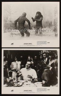1w968 SWAMP THING 2 8x10 stills '82 Wes Craven, Dick Durock in costume fighting monster!