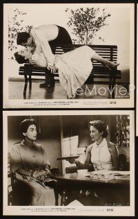 1w708 AUTUMN LEAVES 3 8x10 stills '56 Cliff Robertson was young & eager, Joan Crawford was lonely!