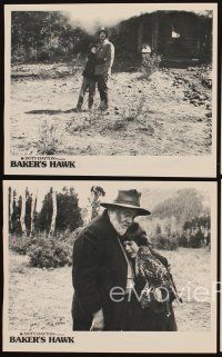 1w585 BAKER'S HAWK 4 8x10 stills '76 Lee Montgomery & Burl Ives, western!