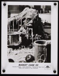 1w820 BASKET CASE 3 2 video 8x10 stills '92 horror images, it's time to build a bigger basket!