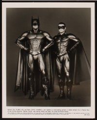 1w821 BATMAN FOREVER 2 8x10 stills '95 Val Kilmer, Chris O'Donnel, Jim Carrey as The Riddler!