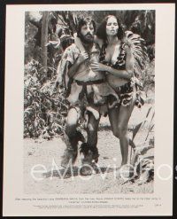 1w728 CAVEMAN 3 8x10 stills '81 wacky prehistoric Dennis Quaid, Ringo Starr & sexy Shelley Long!