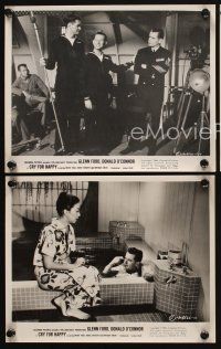 1w733 CRY FOR HAPPY 3 8x10 stills '60 Glenn Ford & Donald O'Connor take over a geisha house!