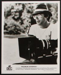 1w408 MAXIMUM OVERDRIVE 7 8x10 stills '86 candids of director Stephen King, Emilio Estevez!