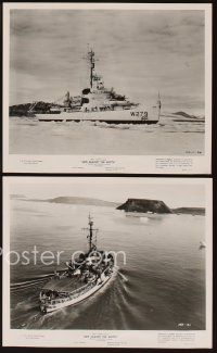 1w258 MEN AGAINST THE ARCTIC 13 8x10 stills '55 cool images of explorers & ships in the ice!