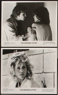 1w352 MORNING AFTER 8 8x10 stills '86 Sidney Lumet, Jane Fonda, Jeff Bridges, Raul Julia!