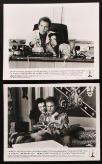 1w468 PEOPLE VS. LARRY FLYNT 6 8x10 stills '96 Harrelson as founder of Hustler, Courtney Love!