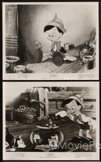 1w546 PINOCCHIO 5 8x10 stills R71 Disney classic fantasy cartoon, wooden boy who wants to be real!