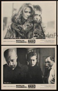 1w789 RABID 3 Canadian 8x10 stills '77 directed by David Cronenberg, Marilyn Chambers!