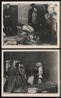 1w666 RIOT IN A WOMEN'S PRISON 4 8x10 stills '74 sexy naked Martine Blanchard humiliated!