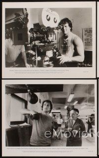 1w667 ROCKY II 4 8x10 stills '79 Sylvester Stallone candid, Talia Shire, Burgess Meredith, boxing!