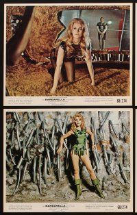 1w034 BARBARELLA 11 color 8x10 stills '68 Roger Vadim, John Phillip Law & sexiest Jane Fonda!