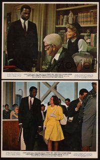 1w179 GUESS WHO'S COMING TO DINNER 3 color 8x10 stills '67 Sidney Poitier, Spencer Tracy, Hepburn