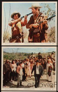 1w153 HEAVEN WITH A GUN 5 color EngUS 8x10 stills '69 Glenn Ford, Barbara Hershey, Noah Beery!