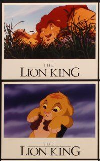 1w089 LION KING 8 color 8x10 stills '93 classic Disney cartoon set in Africa!