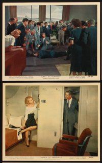 1w146 NORTH BY NORTHWEST 6 color EngUS 8x10 stills '59 Cary Grant, Eva Marie Saint, Hitchcockl
