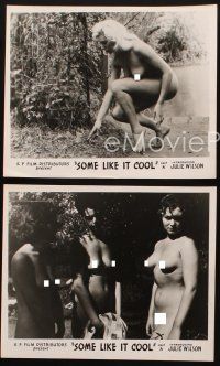 1w026 SOME LIKE IT COOL 3 English 8x10 stills '61 Michael Winner, nudists, images of sexy girls!