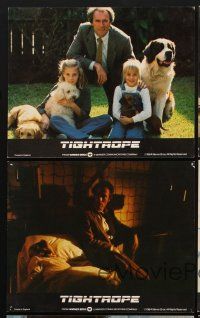 1w012 TIGHTROPE 7 color English FOH LCs '84 Clint Eastwood, Genevieve Bujold, Dan Hedaya