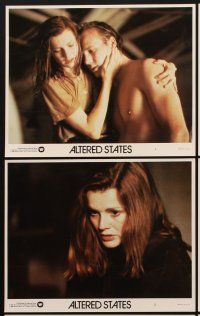 1w044 ALTERED STATES 8 8x10 mini LCs '80 Ken Russell directed, William Hurt, Blair Brown!