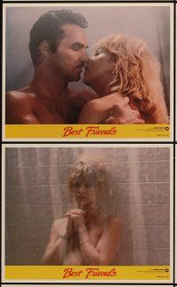 1w050 BEST FRIENDS 8 8x10 mini LCs '82 great close images of Goldie Hawn & Burt Reynolds!