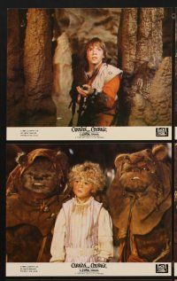 1w058 CARAVAN OF COURAGE 8 8x10 mini LCs '84 An Ewok Adventure, Star Wars, great images!