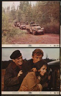 1w083 IN ENEMY COUNTRY 8 8x10 mini LCs '68 Tony Franciosa & Ajanette Comer, WWII!