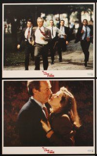 1w135 IN THE LINE OF FIRE 7 8x10 mini LCs '93 Wolfgang Petersen, Clint Eastwood, Rene Russo!
