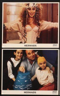 1w093 MERMAIDS 8 8x10 mini LCs '90 Cher, Winona Ryder, Bob Hoskins, young Christina Ricci!