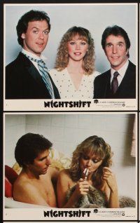 1w095 NIGHT SHIFT 8 8x10 mini LCs '82 Michael Keaton, Henry Winkler, Shelley Long!