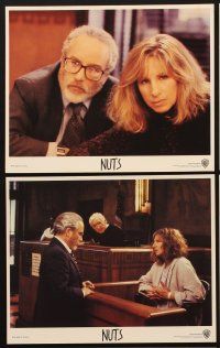1w096 NUTS 8 8x10 mini LCs '87 is Barbra Streisand a murderer or is she crazy!
