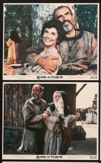 1w105 ROBIN & MARIAN 8 8x10 mini LCs '76 great images of Sean Connery & Audrey Hepburn!
