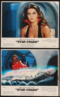 1w167 STARCRASH 4 8x10 mini LCs '79 Marjoe Gortner, sexy Caroline Munro & cool sci-fi fx images!