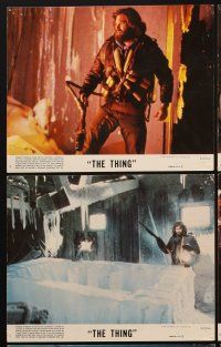 1w120 THING 8 8x10 mini LCs '82 Kurt Russell in John Carpenter sci-fi horror!