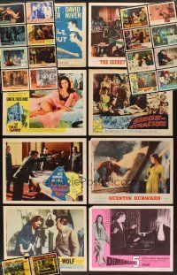 1x111 LOT OF 26 LOBBY CARDS '50s-60s great images from a variety of movies!